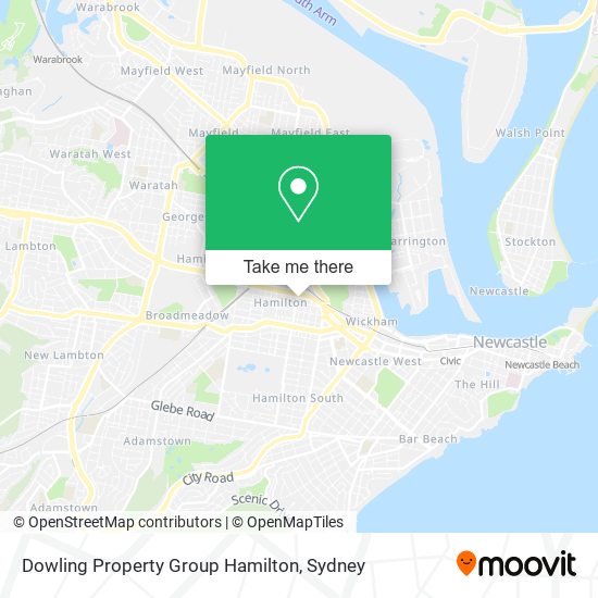 Dowling Property Group Hamilton map