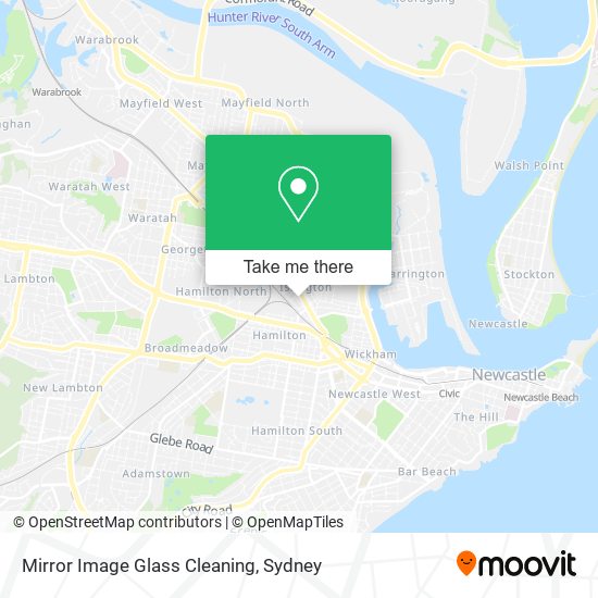 Mirror Image Glass Cleaning map