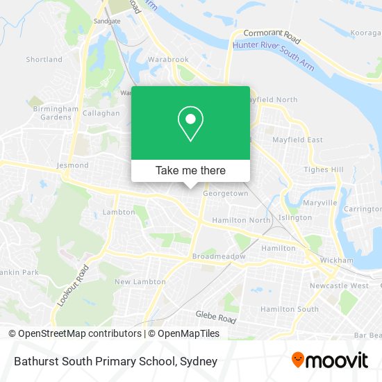 Mapa Bathurst South Primary School