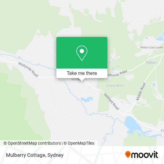 Mulberry Cottage map
