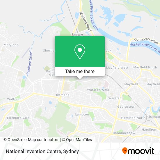 National Invention Centre map
