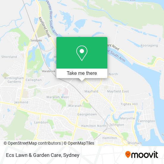 Ecs Lawn & Garden Care map