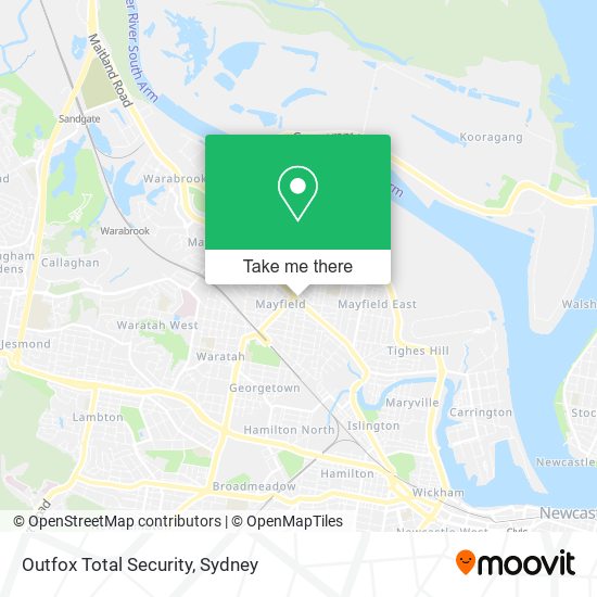 Outfox Total Security map