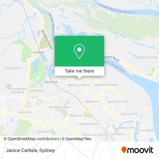 Janice Carlisle map