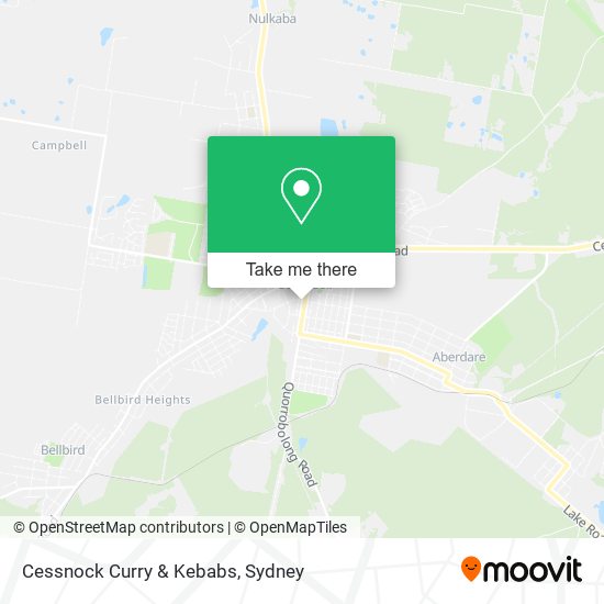 Mapa Cessnock Curry & Kebabs