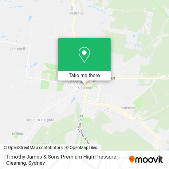 Timothy James & Sons Premium High Pressure Cleaning map