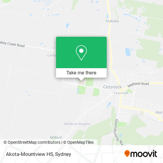 Akota-Mountview HS map