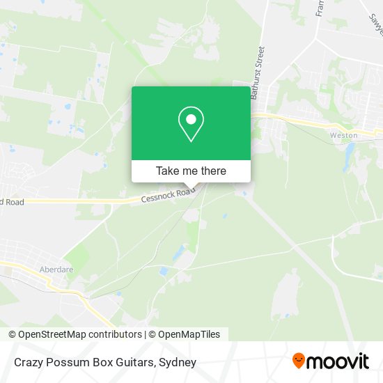 Crazy Possum Box Guitars map