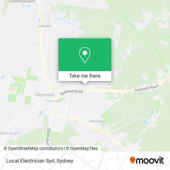 Local Electrician Syd map