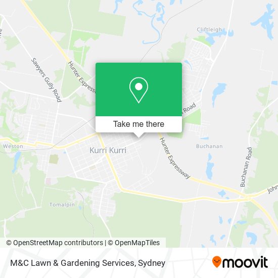 M&C Lawn & Gardening Services map