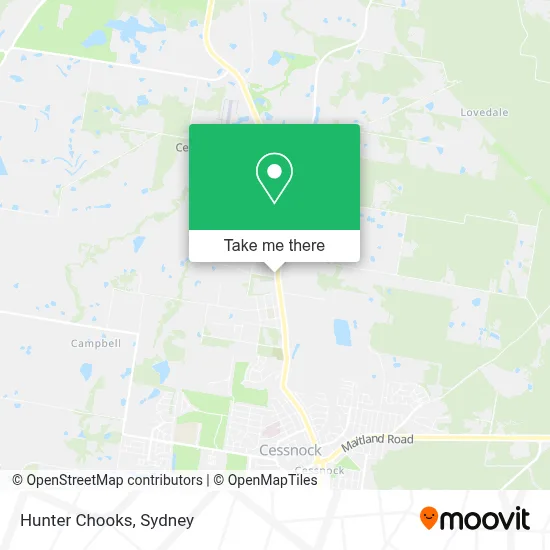 Hunter Chooks map