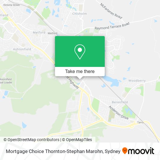 Mapa Mortgage Choice Thornton-Stephan Marohn