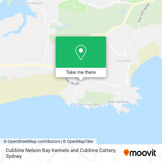 Cubbins Nelson Bay Kennels and Cubbins Cattery map