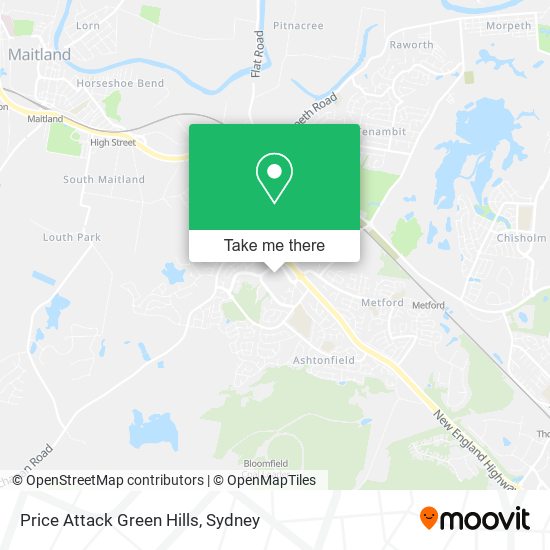 Price Attack Green Hills map