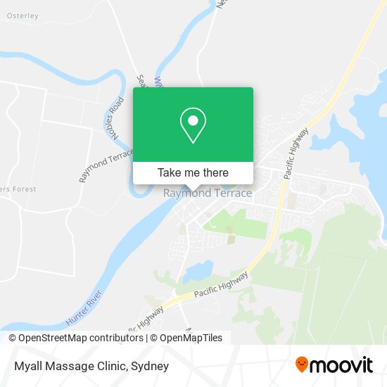 Mapa Myall Massage Clinic