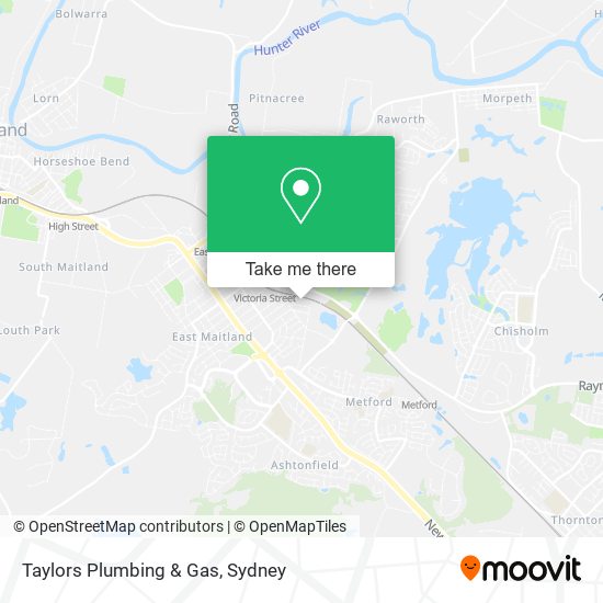 Mapa Taylors Plumbing & Gas