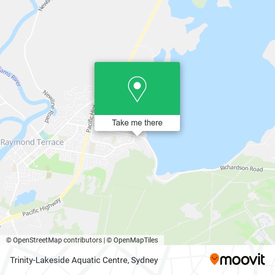 Trinity-Lakeside Aquatic Centre map