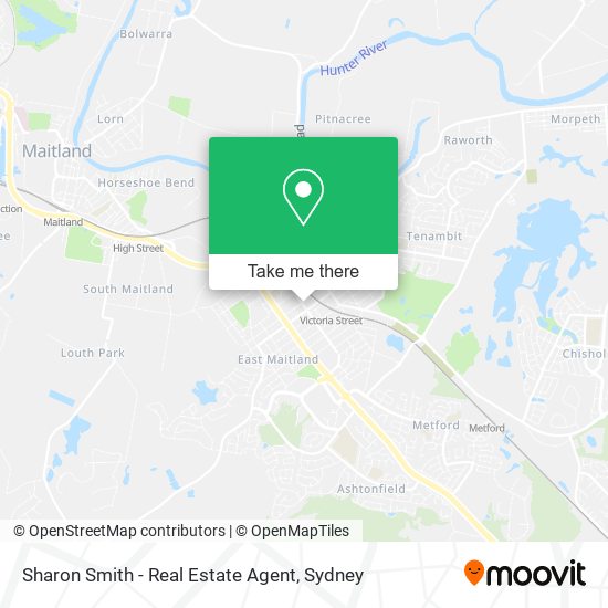 Sharon Smith - Real Estate Agent map