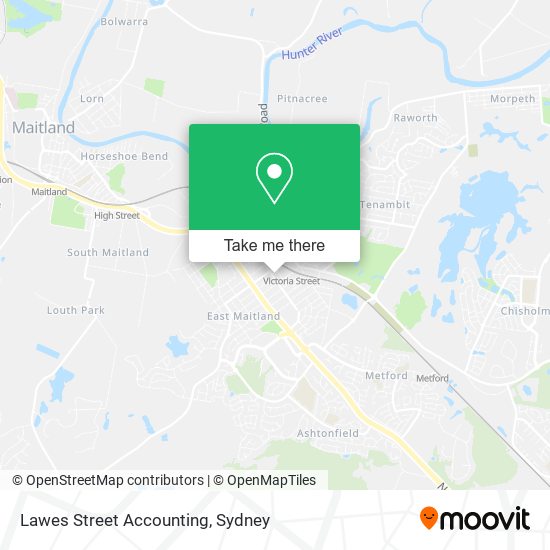 Lawes Street Accounting map