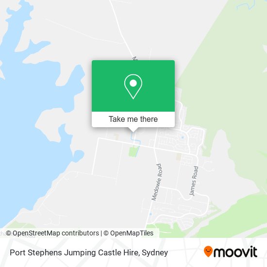 Mapa Port Stephens Jumping Castle Hire