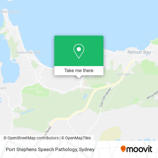 Port Stephens Speech Pathology map