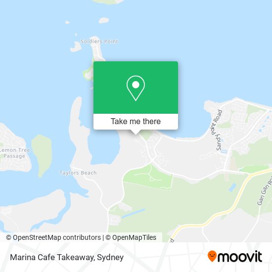 Marina Cafe Takeaway map