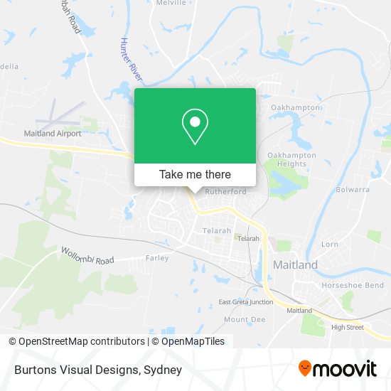 Burtons Visual Designs map