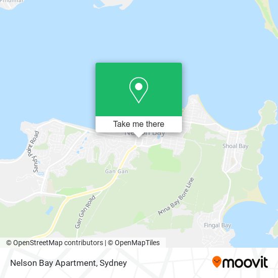 Nelson Bay Apartment map