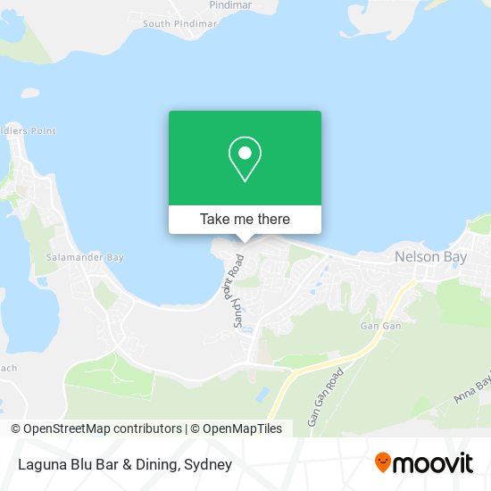 Mapa Laguna Blu Bar & Dining