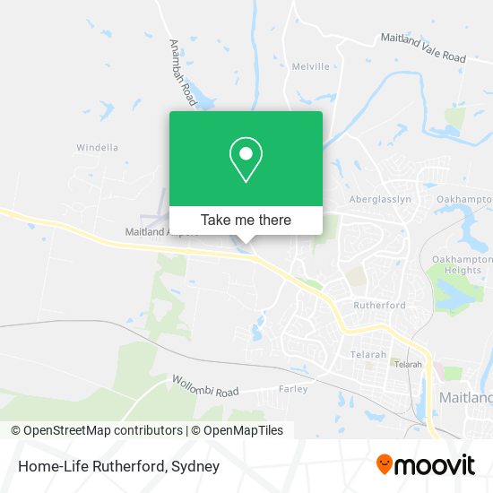 Home-Life Rutherford map