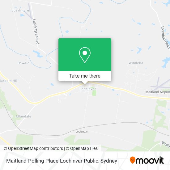 Mapa Maitland-Polling Place-Lochinvar Public