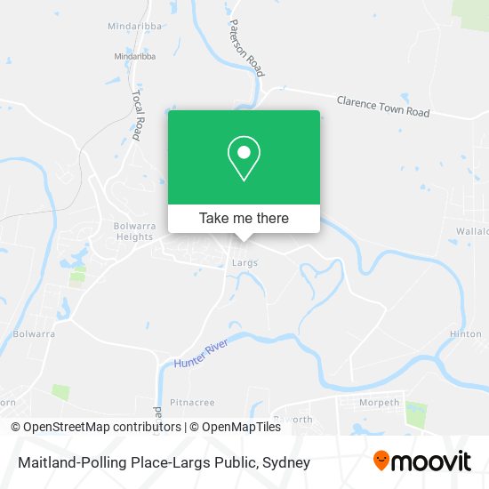 Maitland-Polling Place-Largs Public map