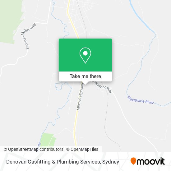 Mapa Denovan Gasfitting & Plumbing Services