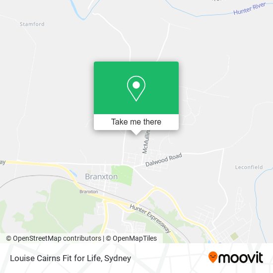 Louise Cairns Fit for Life map