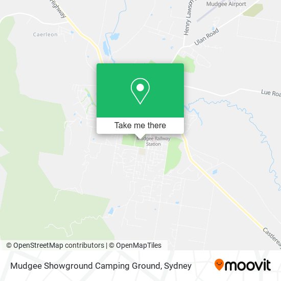 Mudgee Showground Camping Ground map