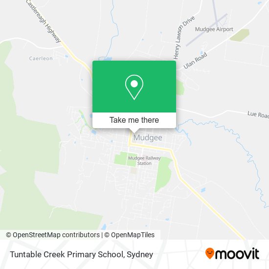 Mapa Tuntable Creek Primary School