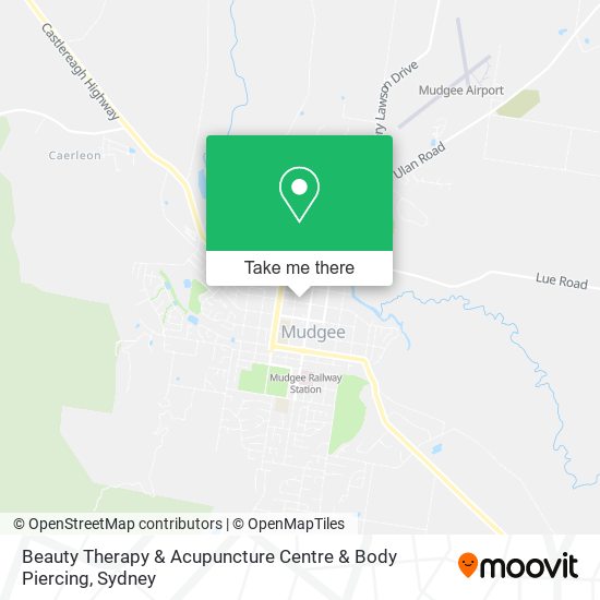 Beauty Therapy & Acupuncture Centre & Body Piercing map
