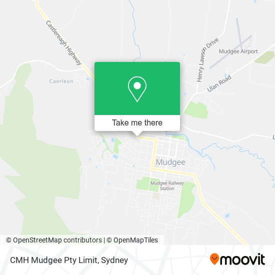 Mapa CMH Mudgee Pty Limit