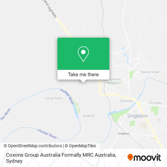 Coxons Group Australia Formally MRC Australia map