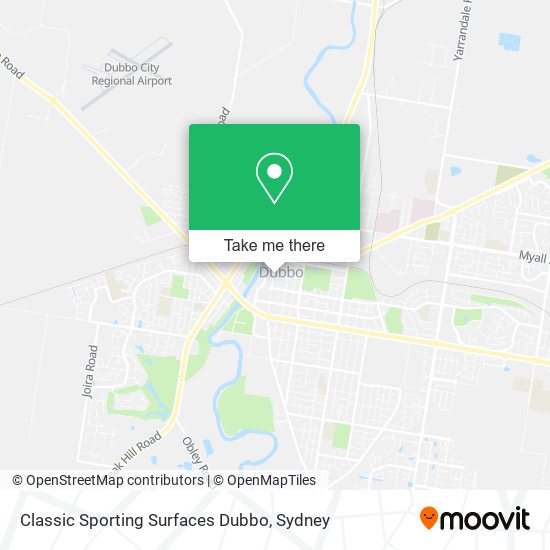 Classic Sporting Surfaces Dubbo map