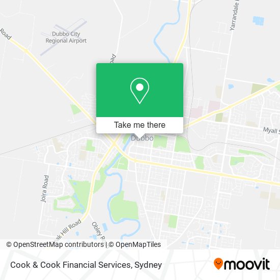 Cook & Cook Financial Services map