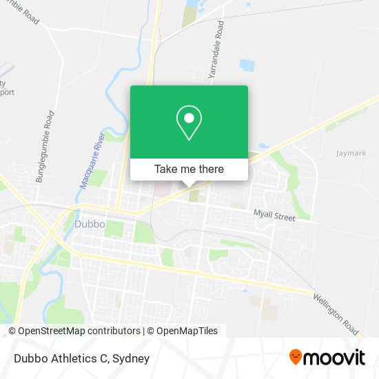Dubbo Athletics C map