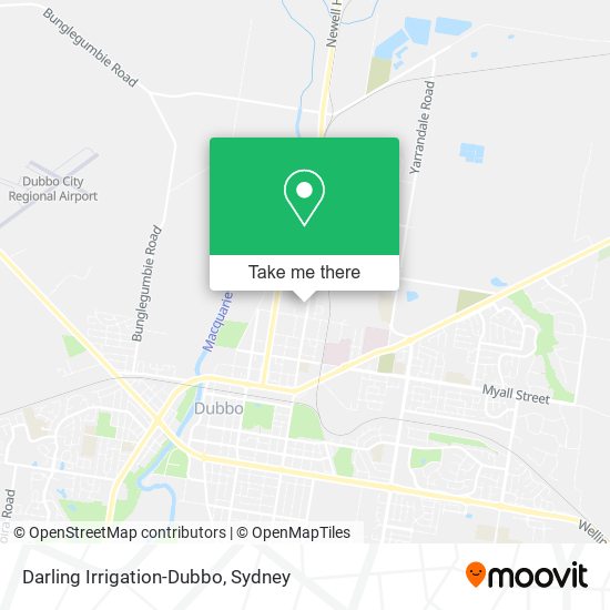 Mapa Darling Irrigation-Dubbo