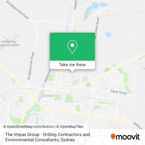 The Impax Group - Drilling Contractors and Environmental Consultants map