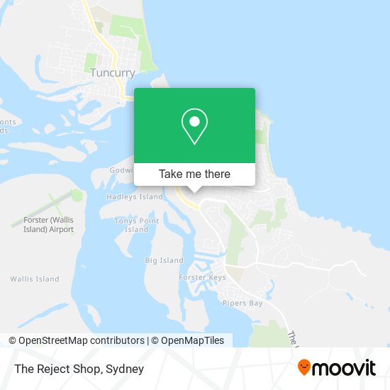 The Reject Shop map