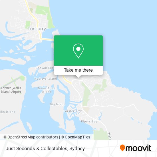 Just Seconds & Collectables map