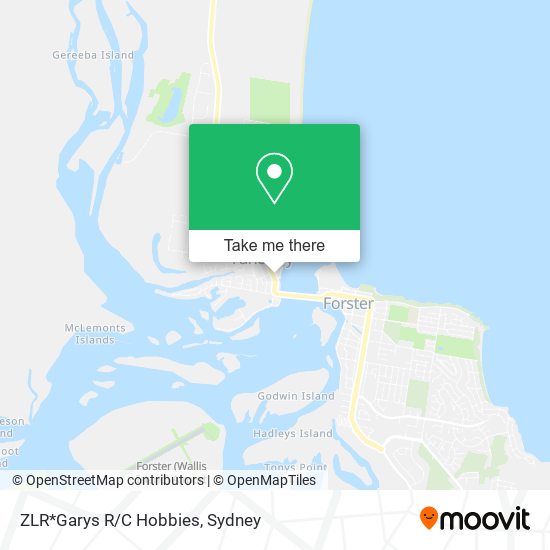 ZLR*Garys R/C Hobbies map