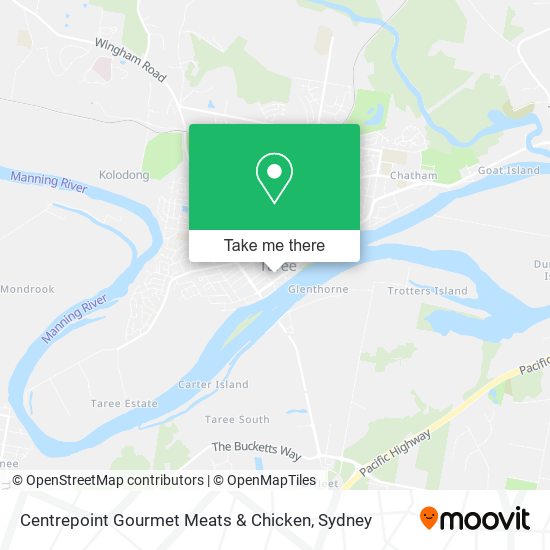 Centrepoint Gourmet Meats & Chicken map