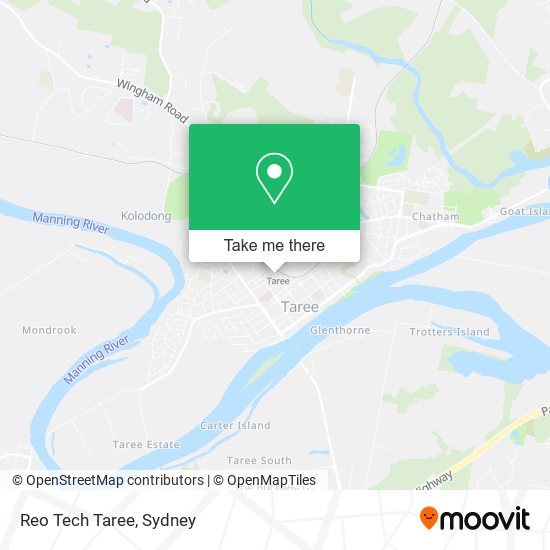 Reo Tech Taree map