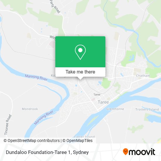 Mapa Dundaloo Foundation-Taree 1